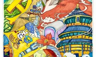 建党100周年绘画简单好看