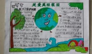 世界地球日手抄报大全